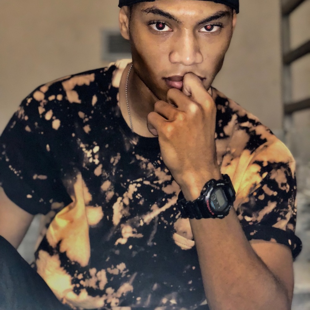 bleached t-shirt